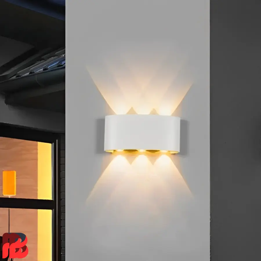 Đèn Tường Ngoài Trời Hiện Đại VNT2222-3 Trắng