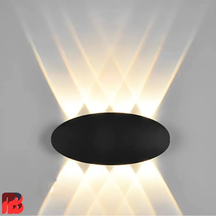 Đèn Tường Ngoài Trời Hình Oval 8 Tia VNT-637